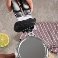 AbrelatasManual de Maple inoxydable Negro con Borde Liso. Mango antideslizante y perilla ergonómica para Ancianos con artritis - details 2