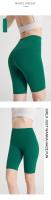 Shorts De Yoga Para Mujer Cintura Alta Transpirables Suaves Talla Ajustada Para Gimnasio Ciclismo Fitness Leggings De Yoga - details 5