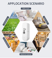 Sensor De Temperatura Y Humedad WiFi Tuya Compatible Con Alexa Y Google Home Monitoreo Inteligente De Hogar Sin Requerir Hub - details 7