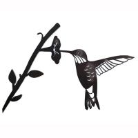 Ornamento De Pájaros Hecho a Mano En Acero Silueta De Animal Para Jardín Decoración De Artesanía Metal Para Jardín Y Atrás Del Hogar - details 5