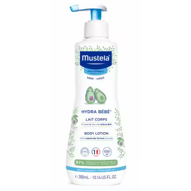Hydra Bebé Leche Corporal Mustela 300ml | Hidratación Diaria para Bebés - 1