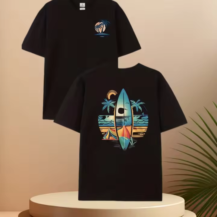 Camiseta De Verano Para Hombre Algodón 100% Casual Suelta Color Sólido Multi-color Opcional Deportiva Cuello Redondo Manga Corta Top Transpirable Ligera Secado Rápido Protección Solar Estirable Sostenible - 1