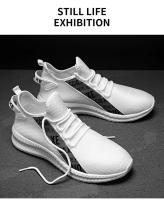 Zapatillas De Hombre Transpirables De Malla Blanco Moda Gimnasio Casual Ligero Para Caminar Zapatos De Tamaño Grande Para Parejas - details 23