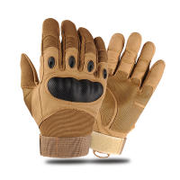 Guantes Tácticos De Halcón Negro Para Deportes Y Entrenamiento Con Capa Dura Cinco Dedos Antideslizantes Microfibra Unisex - details 2