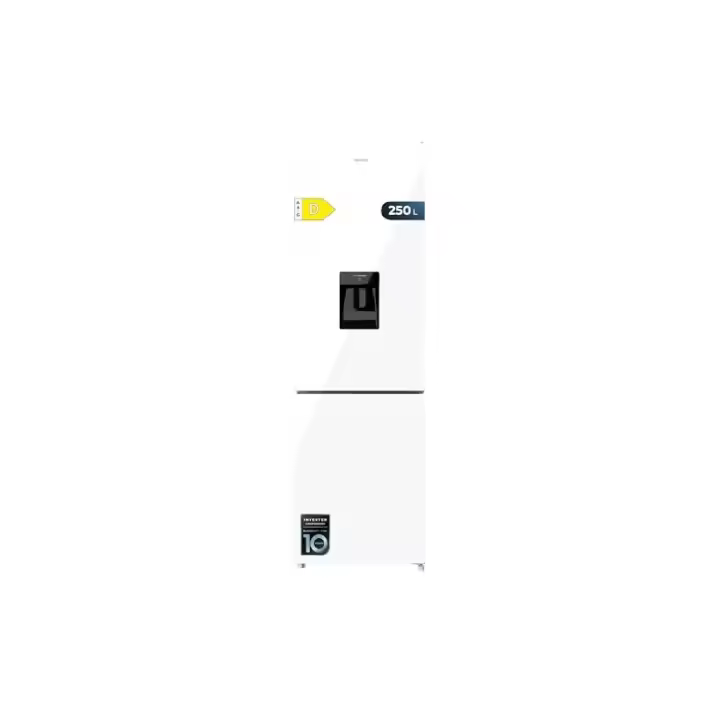 Cecotec Frigorífico combi Bolero CoolMarket Combi 250 WD White Glass D - 1