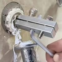 Juego De Herramientas Para Tubos Y Grifos Roturas De Alambre Y Manija De Acero Inoxidable Extraedor De Pernos Dificiles Herramienta De Reparación De Baño - details 0