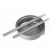 Ultralight Pure Titanium Chopsticks Para Camping Y Aventuras Al Aire Libre Tableware Hollow Chopsticks Resistentes Al Agua - details 6
