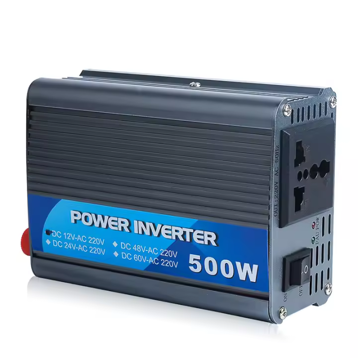 Inversor de Coche de 500 W, enchufe de Cargador inversor de 24 V 220 V Negro - 1