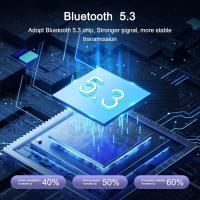 Receptores Bluetooth 5.3, adaptadores Bluetooth aux de 3,5 mm (con función de reducción de ruido), plug - and - play, receptores de audio Bluetooth (con control de volumen), adaptadores Bluetooth para automóviles, sistemas de sonido, altavoces - details 0