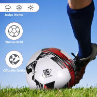 Bola De Fútbol Oficial Tamaño 5 Para Partidos Y Entrenamiento PVC Suave Tejido Máquina Adecuado Para Juegos Al Aire Libre - details 4