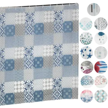 Cortina De Ducha Bosque Invernal 180x180 Cm | Impermeable Y Antimoho | Incluye 12 Ganchos