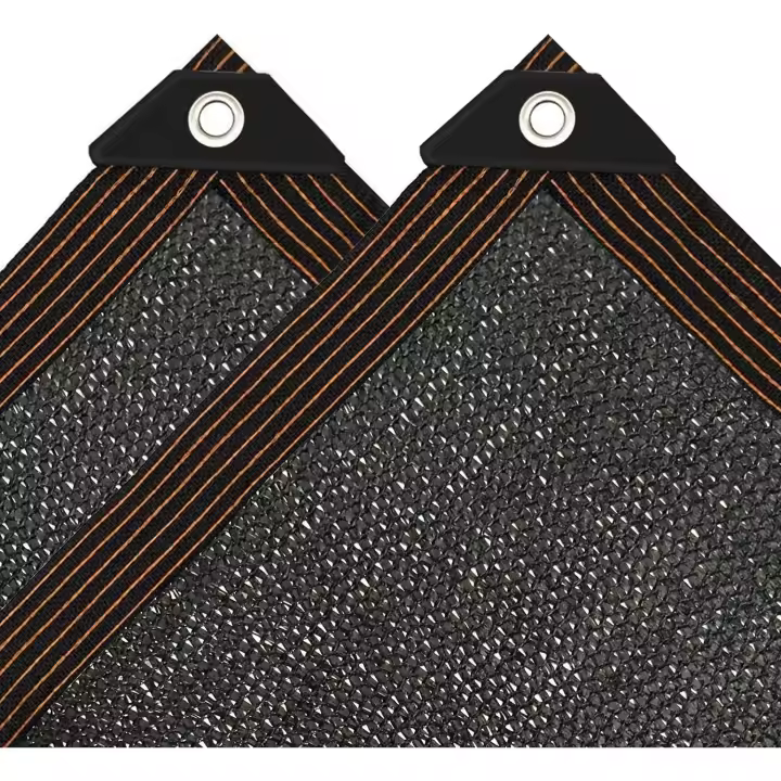 Vela de sombra rectangular de 3x6m, ojal resistente a los rayos UV, 90% negro, toldo de jardín, dosel para Patio, tela UV para plantas, piscina y hogar - 1