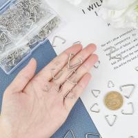 360pcs De Anillos Abiertos Triangulares En 6 Tamaños Colgantes Pendientes Conector De Cierre De Triángulo Para Joyería - details 3
