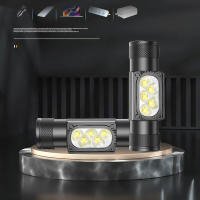 Mini Lámpara Frontal LED 1920LM Blanca 7000-8000K Flashlight Batería 18650 Memoria Tipo-C USB Para Camping Pesca Caza - details 8