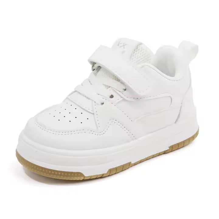 Zapatos Blancos Para Niños Antideslizantes Ligeros Sport Primavera Suela Suave Casual Unisex Talla True Todas las Temporadas - 1