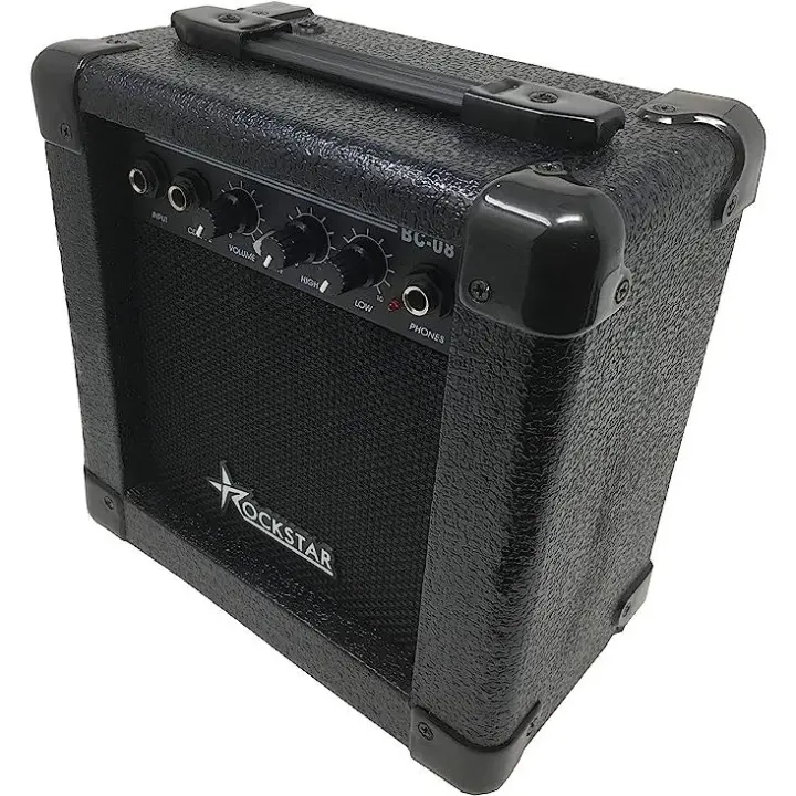 ROCKSTAR MUSIC Amplificador de Guitarra Rockstar BC08 con Efecto Overdrive - 1