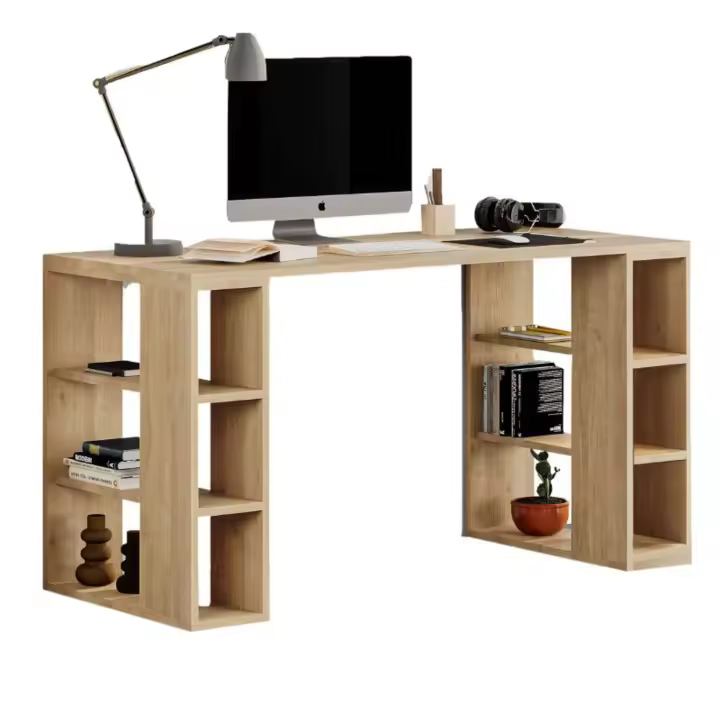 Mesa Escritorio Colmena Roble Safir 140x75x60cm Oficina - 1