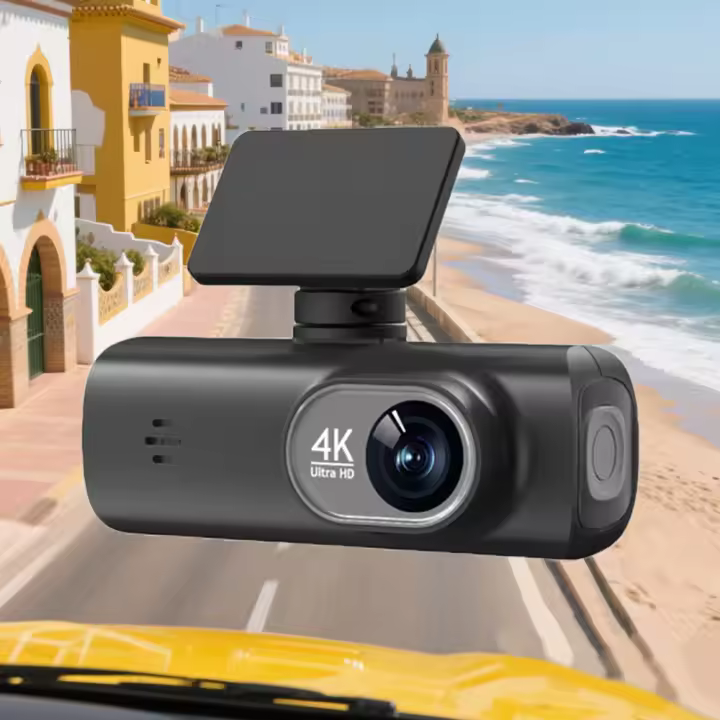 Cámara para coche de 2160P: 4 MP, ángulo de disparo de 170°, GPS, detección de colisiones, Wi-Fi, pantalla IPS de 1,5 pulgadas - 1