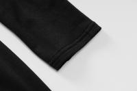 Vestido Mini De Manga Larga Para Mujer En Color Negro Sólido Estilo Bodycon Ajustado Para Primavera/Otoño Ropa De Calle - details 18