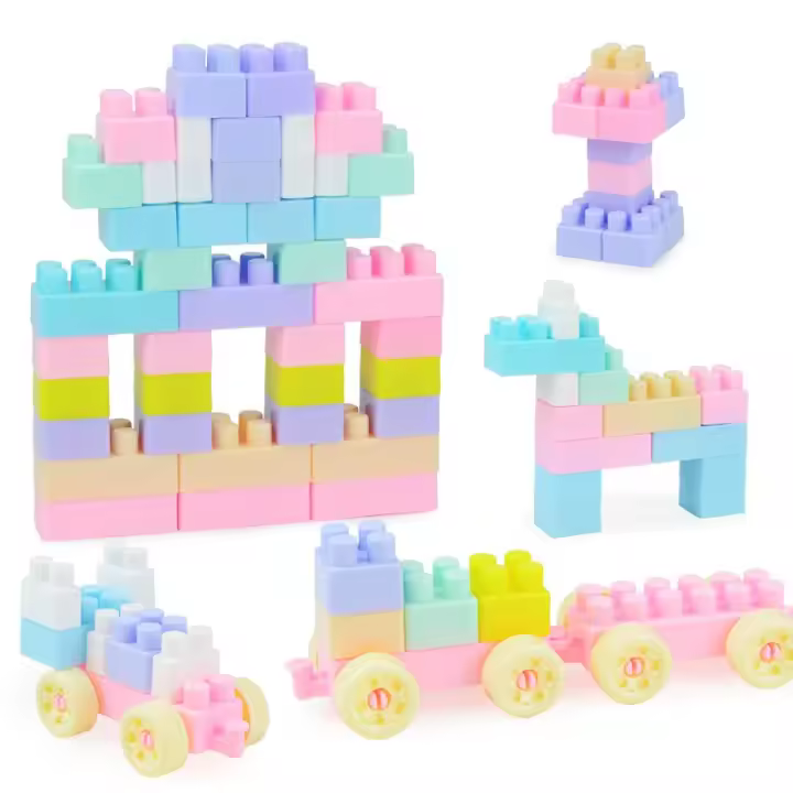 Juguetes Educativos De Construcción Pequeña Partícula Creativos Para Niños Bloques Multicolores Regalo Ideal Para Niños Aprendizaje Y Diversion - 1
