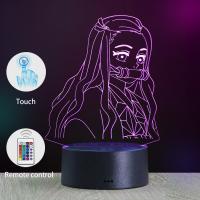 Luz Nocturna LED 3D De Anime Ghost Slayer Personaje Asesino De Demonios Para Decoración De Habitación Regalo Para Fanáticos De La Película - details 2