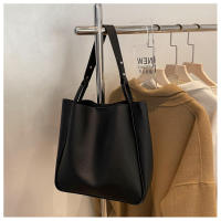 Bolso De Hombro Para Mujer Estilo Retro Minimalista Gran Capacidad Malla Texturada Bolso De Comercio Forma De Barroco - details 32