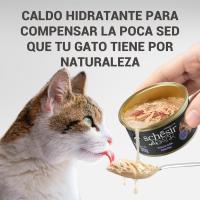 Schesir After Dark - Sabor de Pollo con Pato en filetes, Comida húmeda Completa para Gatos Adultos (latas 12 x 80 g) - details 1