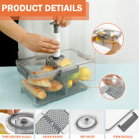 Caja De Almacenamiento Para Panadería Airtight Transparente De 8Qt Extra Grande Con Guardia De Tapa Para Pan Casero/Tostadas/Bagels - details 3