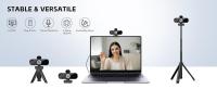Cámara web de video Full HD 1080P 2026 NUEVO, cancelación de ruido, cubierta de privacidad, lente gran angular, corrección de luz automática, cámara web USB Plug & Play para laptop, computadora de - details 4