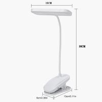 Lámpara De Escritorio Flexible 360° Con Clip Y USB Luz Nocturna Ajustable Para Dormitorio Estudio Lectura Oficina - details 8