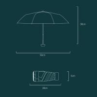 Mini Paraguas plegable de Vinilo, Sombrilla with ultra-Violet Protección UV, Bolsillo Pequeño para Lluvia, Parasol de Bolsillo, cápsula - details 2