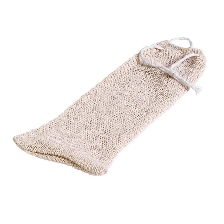 CM - Malla para Cocer Legumbres. Talla Única: 9x20 cm. Malla de Cocción, Red para Cocer Garbanzos, Legumbres y Verduras. Malla Reutilizable, Máximo 0,5kg. Apto para Almacenamiento de Alimentos Frescos - 1