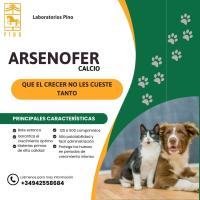 Arsenofer, calcio y fósforo para perros y gatos de Laboratorios Pino para garantizar su crecimiento armónico. - details 0