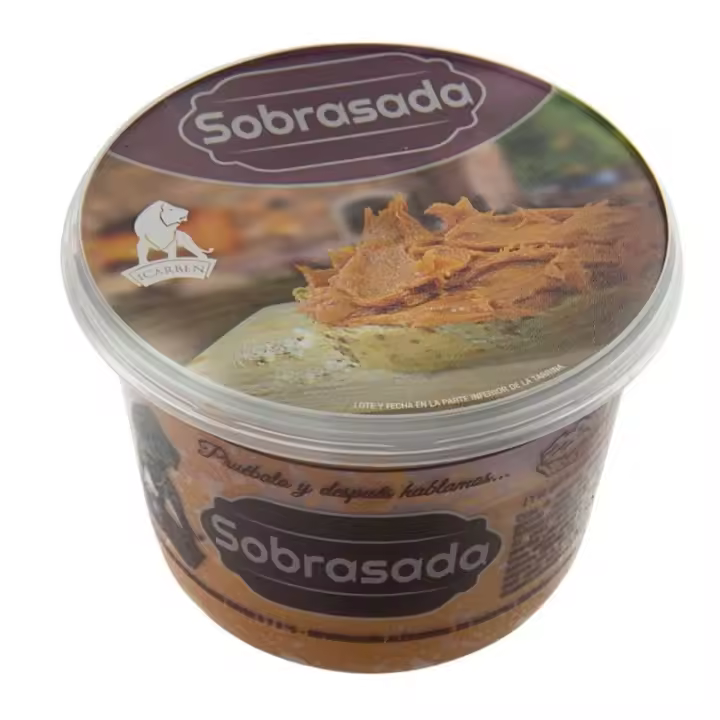 Sobrasada Untable 500g de Icarben - Crema Artesana de la Serranía de Ronda  Sabor Tradicional, Textura Cremosa  Sin Gluten y Sin Lactosa  Perfecta para Untar - 1