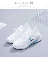Zapatos casuales Flyknit, zapatos deportivos de moda para mujer, zapatos de estilo coreano que combinan con todo, zapatos de mujer - details 3