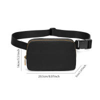 Bolsa De Cintura Para Mujer 2024 Estuche De Mano Con Cremallera Bolsa De Pecho Deportiva Al Aire Libre Bolso Transversal Hombro Casual Viaje Fanny Pack Cinturón De Dinero - details 7