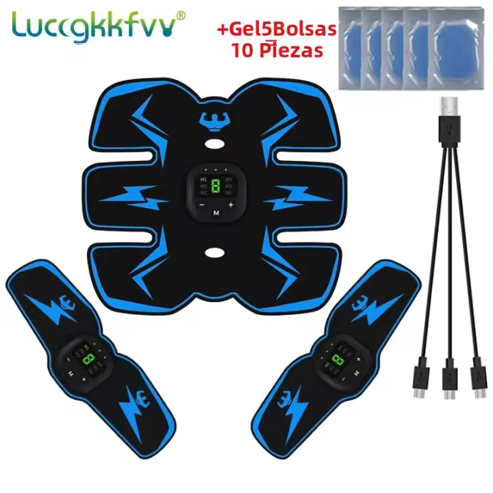 Estimulador Muscular EMS Inteligente Sin Cable Entrenador De Fitness Adelgazante Corporal Masajeador De Masa Para Abdomen - 1
