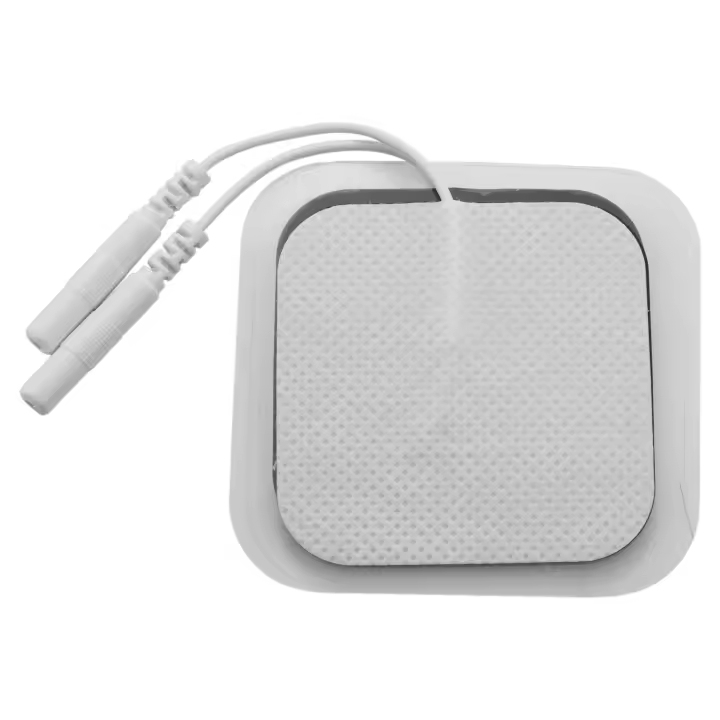 Almohadillas de electrodos de 20 piezas para máquina de terapia Digital Tens, autoadhesivo reutilizable con enchufe de 2Mm para Tens 3000,Ems - 1