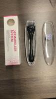 Rodillo De Acero Inoxidable Para Cuidado De La Piel Negro Con 540 Agujas Microneedle 0.25 0.3mm Para Cuidado Facial Y Corporal Crecimiento De Cabello - details 0