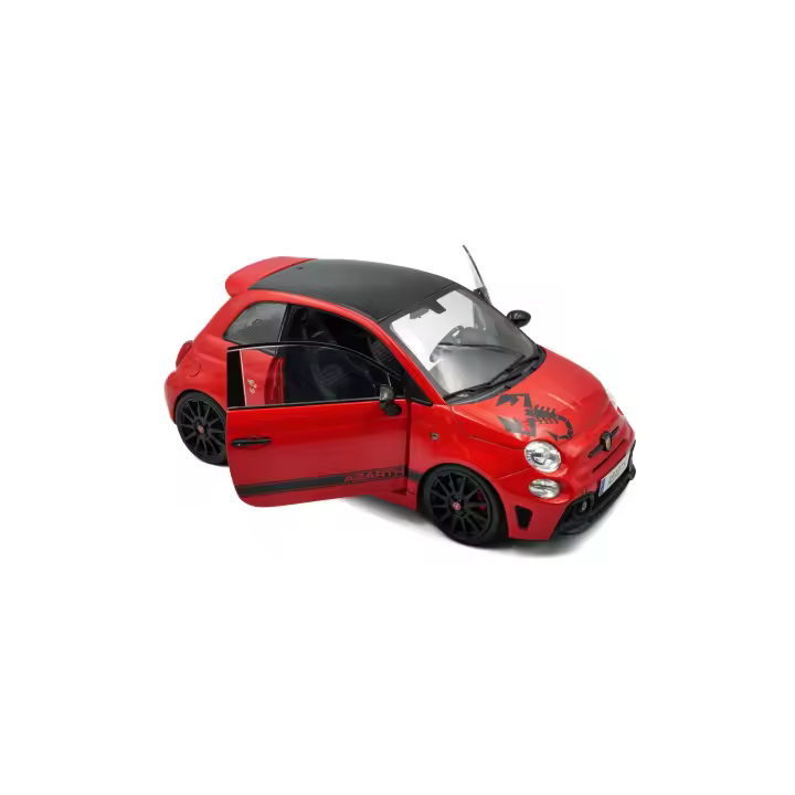 FIAT 500 ABARTH 595 2022 MARANELLO RED 1:18 SOLIDO REF S1811305 - 1