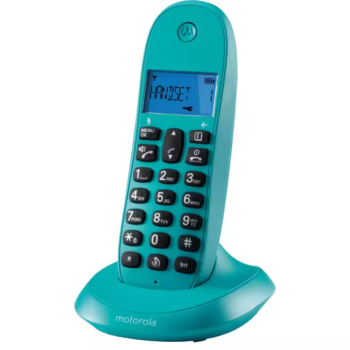 Teléfono Inalámbrico Motorola C1001CB+ Color Blanco con Bloque de Llamadas y Modo No Molestar - 1