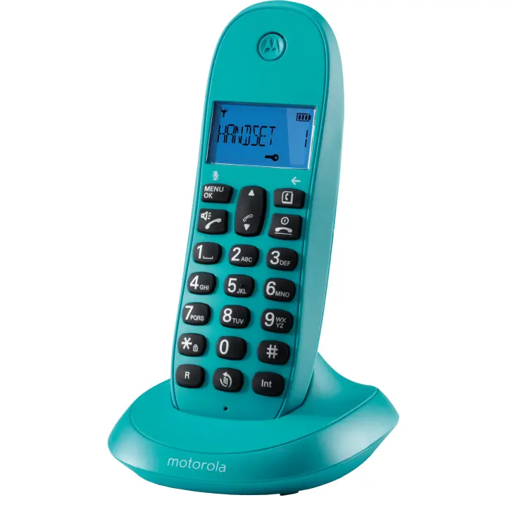 Teléfono Inalámbrico Motorola C1001CB+ Color Blanco con Bloque de Llamadas y Modo No Molestar - 1