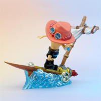 Figura De Acción Anime One Piece PVC 13cm Coleccionable De Ace Estatua Modelo Juguetes Regalos Para Adultos - details 1
