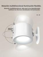 Lámpara Nocturna LED Magnética Recargable Con Control Remoto Y Toque Luz De Lectura Para Armario Soporte De Pared - details 11