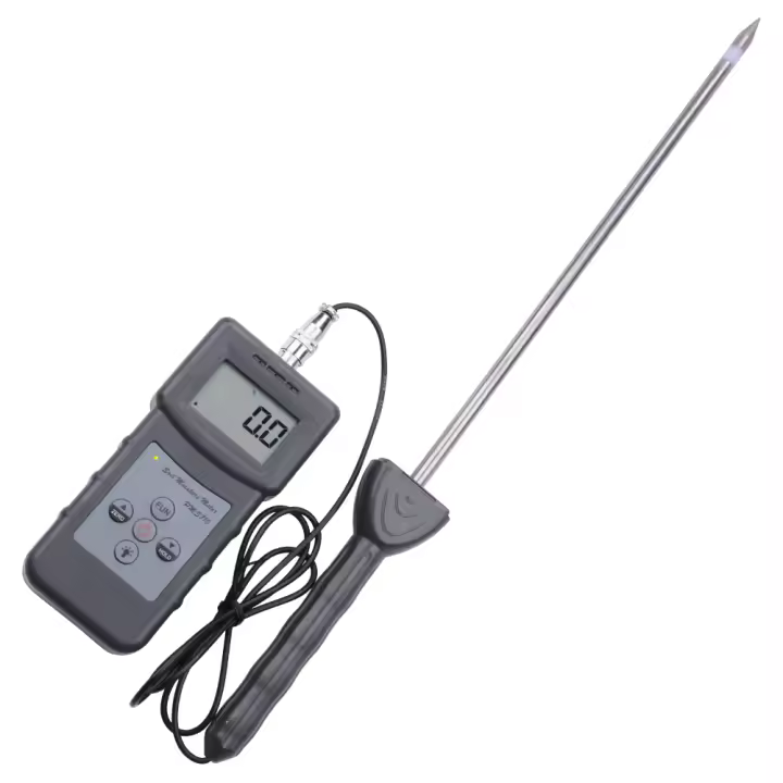 Medidor De Humedad De Suelo Digital Precisión Alta 0-50% Higrometro Para Prueba De Arena Del Río Cemento Tierra Herramienta De Sensor Plater PMS710 - 1