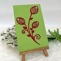 Cortadores De Metal En Forma De Ramas De Rosas Y Hojas Para Scrapbooking Y Álbumes De Fotos Herramienta De Corte De Carbono Para Papel Y Cartón - details 3