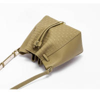Bolso De Hombro Para Mujer CH Gran Capacidad Y Versatilidad Con Diseño De Cordón Minimalista Color Sólido Moda Bolsa De PU Con Lining De Poliéster - details 5
