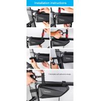 Bolsas Lateral Para Motocicleta Impermeable EVA Carcasa Rígida Bolsa Colgante Triangular Para Bicicleta Eléctrica Y Montaña - details 18