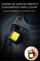 Linterna LED COB Miniatura Super Brillante EDC Llave De Iluminación Para Camping Emergencias Exteriores Con Imán De Cola Y Abrazadera De Tapa - details 6