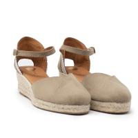 Alpargatas de mujer TINA KIZ 54S-3/25AREN VALENCIANA CORREITA SUEDE ARENA 34921 25V - details 0